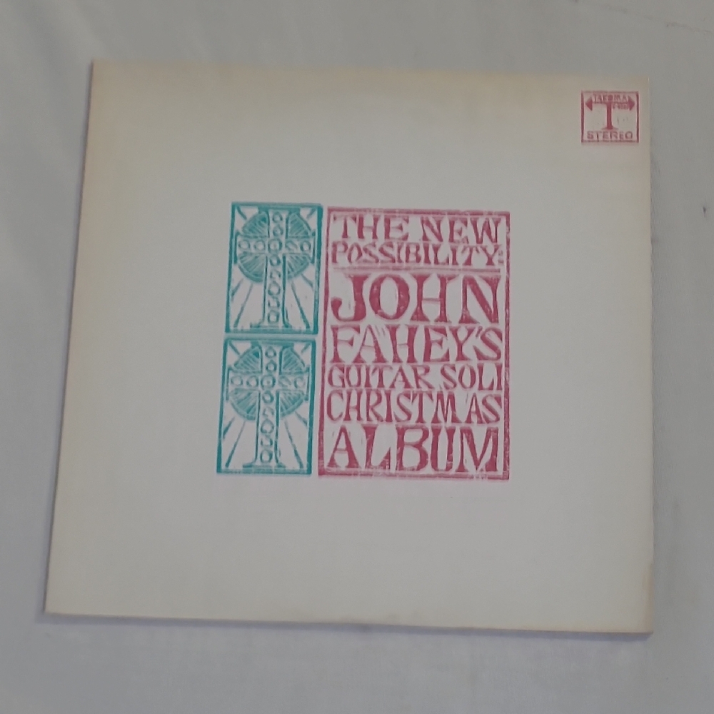 John Fahey The New Possibility Guitar Soli Christmas Album Vinyl Record C-1020